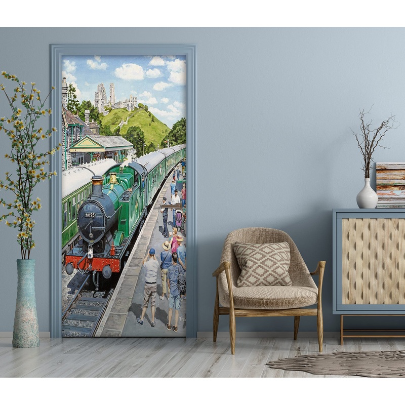 3D Train Station 10335 Trevor Mitchell Door Mural